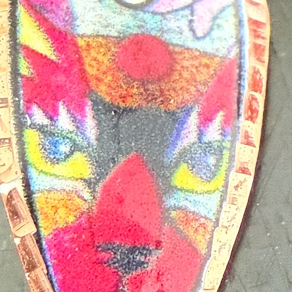 NWOT Abstract Egyptian Cat Earrings - Picture 2 of 3